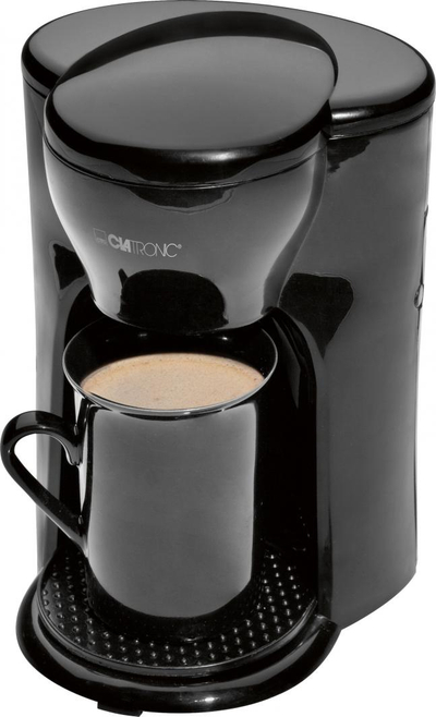 Aparat për kafe Clatronic, 300 W, 150 ml, i zi