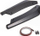Difuzor universal për parakolp mbrashtë MTuning, fin dekorative, 38.5cm, pamje karbon