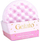 Sfungjer sapuni Bomb Cosmetics Gelato Body Buffer Raspberry Ripple, për trup, rozë