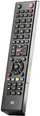 Pult TV One For All Toshiba RTV, zëvendësues dedikuar, me valë, i zi