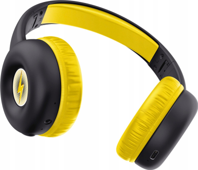 Kufje pa tela Trust NOUNA Kids, Bluetooth, kufizim volum 85 dB, të zeza