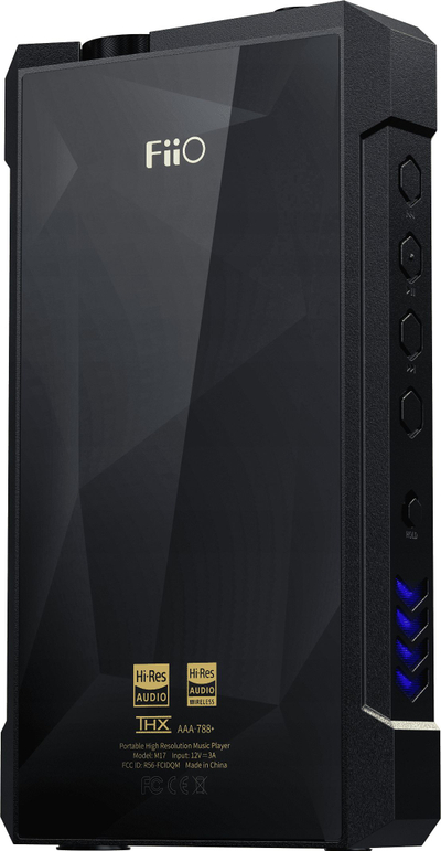 Преносен аудио репродуктер FiiO M17, Hi Res, екран на допир, црн