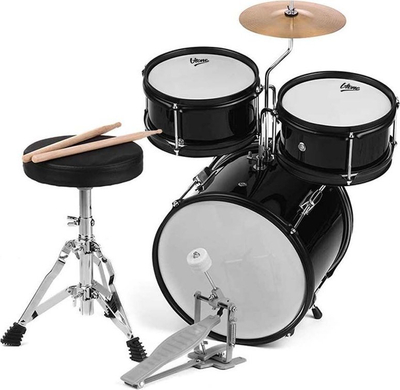 Set daullesh për fëmijë V-TONE VD Junior, akustike, e zezë