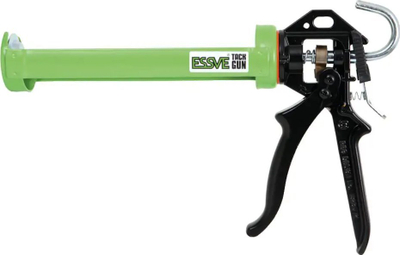 Pistoletë silikoni Essve TACK GUN, 300ml, metalike, jeshile