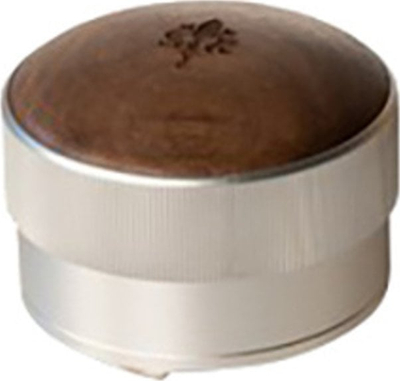 Нивелатор за кафе Eureka Easy Adjustable 58.3 mm, инокс челик, рачка од оревово дрво, кафеава