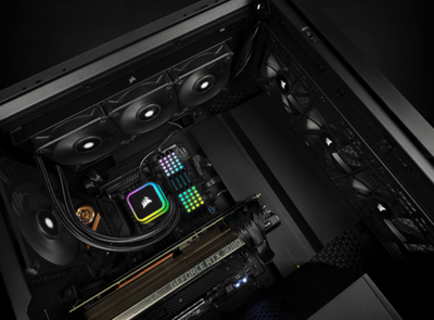 Ftohës procesori CORSAIR iCUE H115i RGB ELITE, 280mm, me ujë, i zi