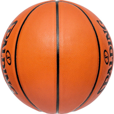 Top basketbolli Spalding React TF-250, madhësia 7, për ambiente të brendshme dhe të jashtme, kafe