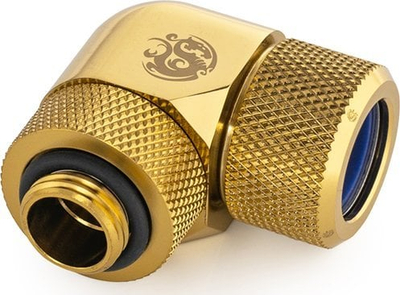 Përshtatës Bitspower Advanced Multi Link, 90°, G1/4", për tub 14mm, bronz
