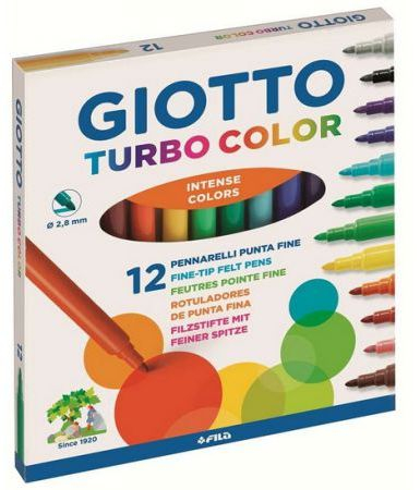 Markerë Giotto Turbo Color, 2.8 mm, shumëngjyrësh
