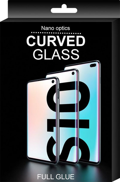 Xham mbrojtës Hurtel 3D Edge Nano Flexi Glass për Samsung Galaxy S21 Plus 5G, full screen, me kornizë, i zi