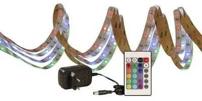 Декоративна LED лента Retlux RLS 105, сет 3 m, RGB, со далечински управувач