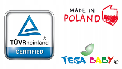 Кутија за играчки Tega Baby, со тркала, пластика, мат сива