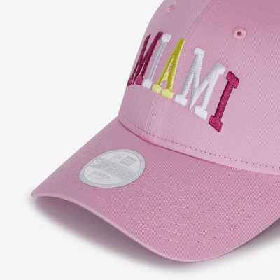Kapele New Era 9FORTY Miami, për femra, e rozë pastel