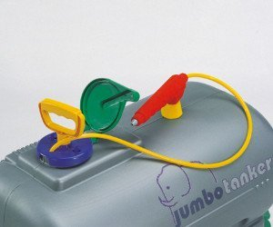 Pompë uji me pistoletë Rolly Toys, për cistërna lodrash, e verdhë