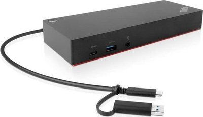 Dock station Lenovo ThinkPad Hybrid Dock USB-C (40AF0135IT), 2x DisplayPort, 2x HDMI, 3x USB 3.0, i zi