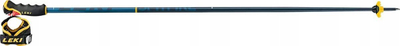 Shkop skish Leki Spitfire 3D, 135 cm, me dorezë komode ergonomike, blu e errët