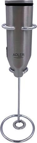 Rrahës qumështi Adler AD 4500, inox, me qëndrim, argjendtë