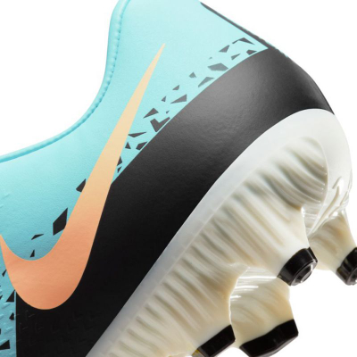 Këpucë futbolli Nike Phantom GT2 Academy FG MG DA4433 407, material që merr frymë, ngjyrë blu
