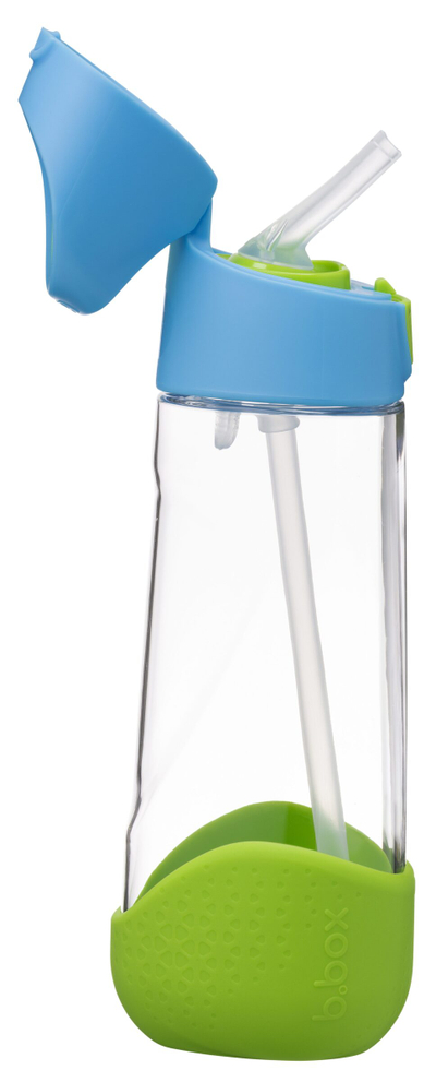 Shishe uji për fëmijë b.box Tritan me pipë, 600ml, lemon twist, e verdhë