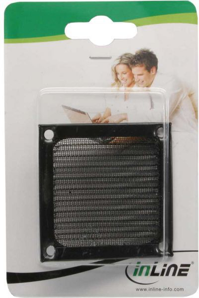 Filtër për ventilator ajri InLine Fan,80mm, i zi