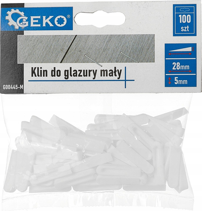 Kunja për distancë pllakesh Geko, 9.0 mm, pako me 50 copë