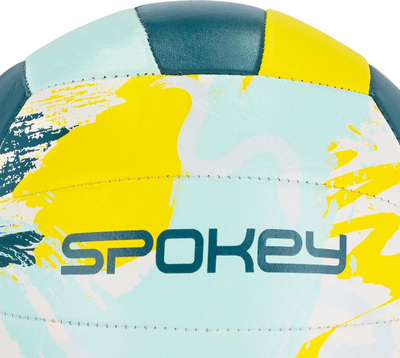 Top volejbolli Spokey Setter 942682, madhësia 5, PVC, i verdhë jeshil