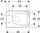 WC e varur Geberit Selnova ZVSN 500.280.01.1, dalje nga prapa, pa buzë shpëlarëse, e bardhë