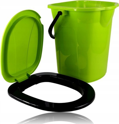 Tualet turistik Dunya, 19L, plastik, jeshil