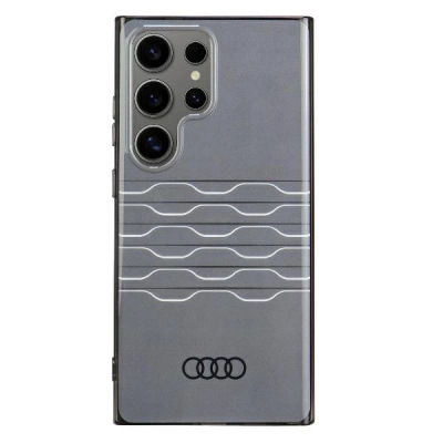 Futrollë telefoni Audi IML Geometric Pattern, për Samsung Galaxy S24 Ultra S928, hardcase, e zezë