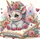 Set mozaiku me diamante Unicorn On Pillow 2000641, 23x30 cm, shumëngjyrësh