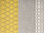 Tapet AKKAYA Wool Area Rug, 80 x 150 cm, lesh poliester, e verdhë me gri
