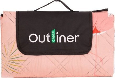 Камперски душек Outliner AF09, 200 x 170 cm, преклопен, розов