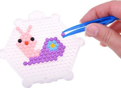 Set kreativ me rruza uji Water Beads Starter Set, me shabllone dhe aksesorë, shumëngjyrësh