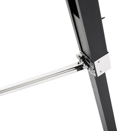 Llambë dyshemeje tripod Spotlight, 143 cm, metal, e zezë