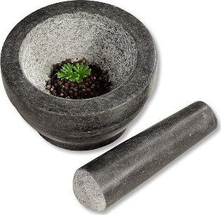 Havan kuzhine Kesper, granit, 16 cm, i zi