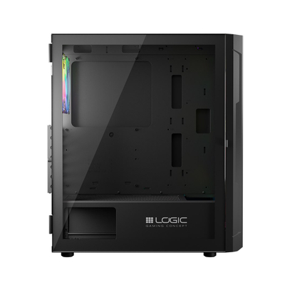 Kutia kompjuterike Logic Concept Aramis, MIDI Tower, ARGB, e zezë