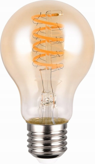 Llambë LED Trio 986-4813, 7W, E27, qelq amber