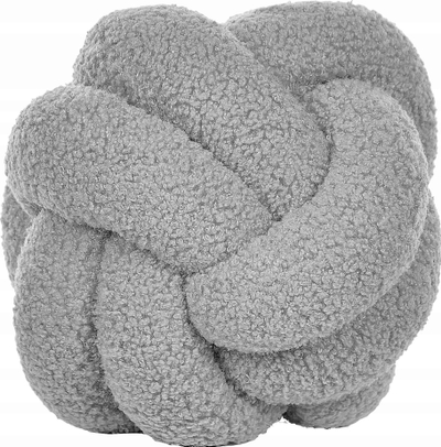 Jastëk dekorativ Beliani MALNI, boucle, 19 x 19 cm, gri