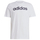 Мајца adidas Essentials Linear Logo Tee M IC9276, памук, бела