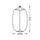 Llambë LED Osram Vintage 1906 Big Elipse Oval, E27, dritë e bardhë e ngrohtë, ngjyrë amber