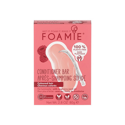 Balsam për flokë të ngjyrosur Foamie Bar The Berry Best, 80 g