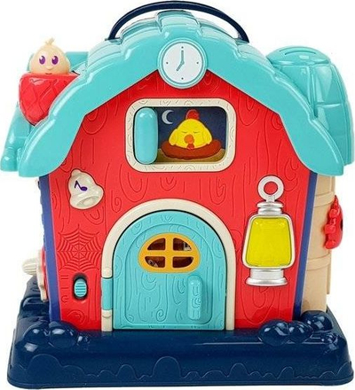 Lodër muzikore Leantoys Musical Barn, edukuese për beba, rozë