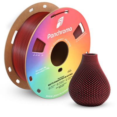 Filament Polymaker Panchroma Dual Matte Shadow Red PLA, 1.75 mm, 1 kg, i kuq/zi