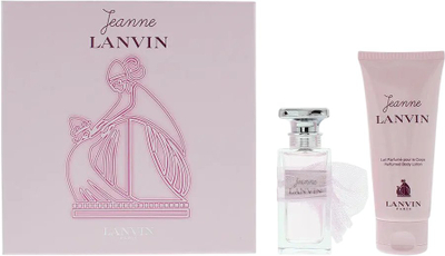 Set parfum dhe locion trupi Lanvin Jeanne, EDP 50ml, locion 100ml, rozë