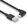 Kabllo USB Lindy 1m, USB 2.0 Type A në USB C kënd i djathtë, e zezë