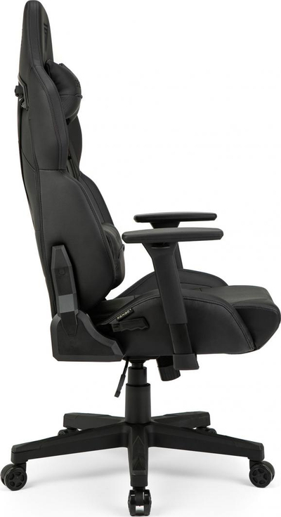 Karrige gaming SENSE7 Sentinel, lëkurë ekologjike, mbështetëse 3D, e zezë