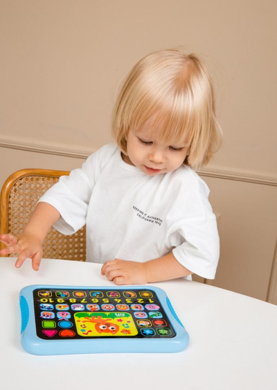 Tablete edukative për fëmijë My First Interactive Tablet, mësim interaktiv, tinguj dhe meloditë, shumëngjyrëshe
