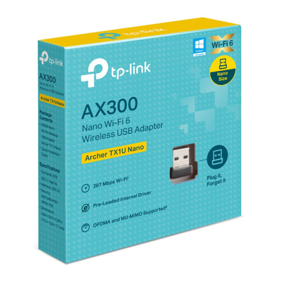 Adapter Wi Fi TP Link Archer TX1U Nano, AX300, USB, i zi