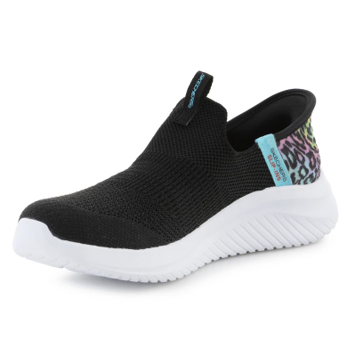 Atlete për kalamoj Skechers Slip-ins Ultra Flex 3.0 Colory Wild Jr 303801L-BKMT, taban Ultra Flex, shumëngjyrëshe
