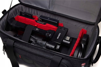 Çantë shpatullash Manfrotto Pro Light Cineloader Large, profesionale për kamera, kapacitet deri 25 kg, e zezë